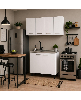 Texas 39.3" W 2-Piece Kitchen Sink Cabinet Set