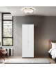 3-Door Tall Wardrobe Cabinet