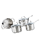 Cuisine::pro Iconix 7pc Stainless Steel Set - Silver