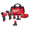 M12 FUEL 12V Lithium-Ion Brushless Cordless Hammer Drill/Impact Driver Combo Kit 2-Tool