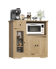 homfan Kitchen Microwave Cabinet