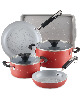 Farberware Disney 7-Pc. Ceramic Nonstick Cookware Set - Red