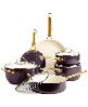 GreenPan Padova Healthy Ceramic Nonstick Cookware Set, 10 Piece - Merlot
