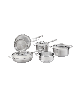 Cuisine::pro iD3 Stainless steel 9-Piece Cookware set
