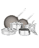 Viking Pure Glide Stainless Steel 10-Pc. Cookware Set