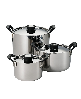 Tramontina TriPly Clad Stainless Steel 6 Pc Cookware Set