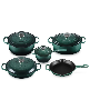 Le Creuset Signature Enameled Cast Iron 9-Piece Cookware Set - Artichaut