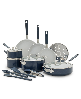 GreenPan Bobby Flay Ceramic Nonstick 16-Piece Cookware Set - Oxford Blue