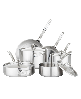 Viking Professional 5-Ply Stainless Steel 10-Piece Cookware Set - Stainless Steel