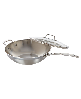 Cuisine::pro Iconix 12.5" Stainless Steel Wok - Silver