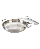 Cuisine::pro Iconix 12.5" Stainless Steel Chef Pan - Silver