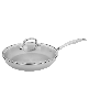 Henckels Clad H3 10" Stainless Steel Fry Pan with Lid