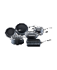Cuisine::pro ID3 9pc Hard Anodized Aluminum Set - Black