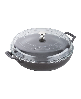 Staub Cast Iron 3.5-Qt Braiser with Glass Lid - Matte Black