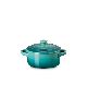 Le Creuset Stoneware 8 oz. Mini Round Cocotte with Lid - Riviera