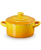 Stoneware 8 oz. Mini Round Cocotte with Lid