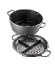 Cuisine::pro Stone 11" Cast Aluminum Roaster - Black
