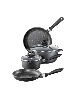 Cuisine::pro Stone 6pc Cast Aluminum Set - Black