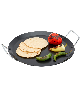 Infuse Latin Carbon Steel 13" Round Comal - Black