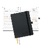 Gnuadz Pocket Planner 2026-2027 Academic Weekly Hourly Leather Cover - Oxford