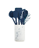 GreenPan Silicone Tools 7-Pc. Crock Set - Oxford Blue