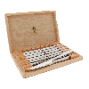 ZWILLING Steak Sets Stainless Steel Steak Knife Set with Wood Presentation Case, 8-pc