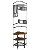 Mecale 71.3 in H Corner Hall Tree with Top Shelf and Hooks