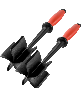 2-pack red ground beef chopper hamburger smasher tool.