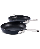 All-Clad HA1 Expert Cookware Nonstick 10" & 12" Fry Set - Black