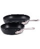 All-Clad HA1 Expert Cookware Nonstick 8" & 10" Frypan Set - Black