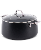 HA1 Expert Cookware Nonstick 8-Qt. Stockpot with Lid - Black