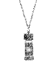 2028 silver-tone filigree vial cap necklace with a discount.