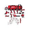 M18 18-Volt Li-Ion Cordless Combo Kit (9-Tool) with (2) Batteries and Charger & Wood and Metal Reciprocating Saw Blade Set (25-Piece)