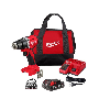M18 18V Lithium-Ion Brushless 1/2 in. Compact Drill/Driver Kit with 5-Pc Carabiner Hex Holder