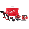 M18 FUEL 18-V Lithium-Ion Brushless Cordless Hammer Drill and Impact Driver Combo Kit (2-Tool) with Jigsaw
