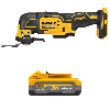 ATOMIC 20V MAX Lithium-Ion Cordless Brushless Oscillating Multi Tool with POWERSTACK 3.5 Ah Battery Pack