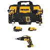 ATOMIC 20-Volt Lithium-Ion Cordless 2-Tool Combo Kit and XR Brushless Screw Gun