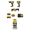 20V MAX Lithium-Ion Cordless Combo Kit (3-Tool) and Fixed Base Router