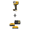 ATOMIC 20V MAX Cordless Brushless 1/2 in. Impact Wrench with 20V MAX XR Premium Lithium-Ion 6.0Ah and 4.0Ah Batteries