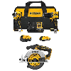 ATOMIC 20V Lithium-Ion Cordless 2-Tool Combo Kit and Brushless 6-1/2 in. Circular Saw