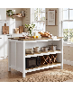 Tribesigns 47" Kitchen Island with Seating