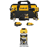 20-Volt Lithium-Ion Cordless 2-Tool Combo Kit and Brushless Compact Router