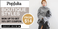 Pop Julia Coupons + 9% cashback Pop Julia Coupons + 9% cashback