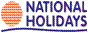 National Holidays vouchers + 2% cashback National Holidays vouchers + 2% cashback