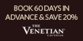 The Venetian Las Legas 1% cashback